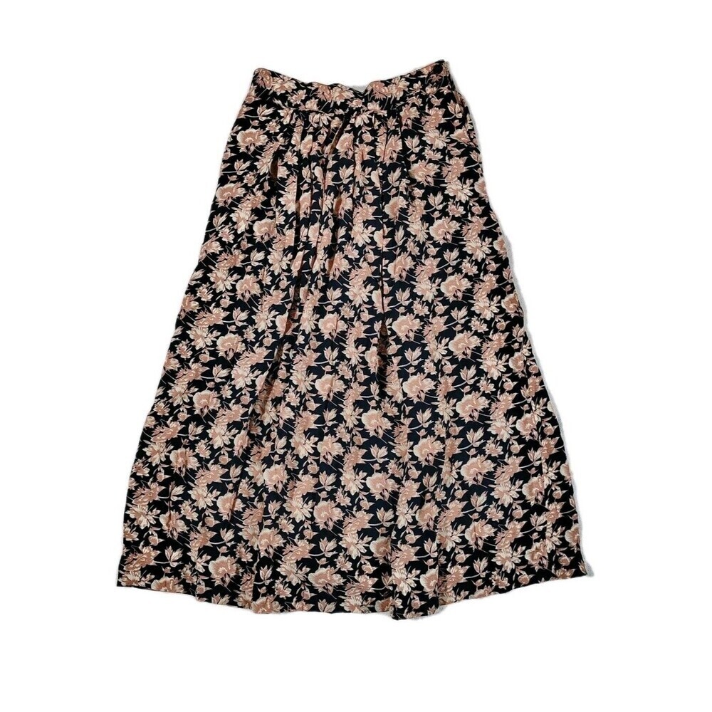 Jones New York Vtg Floral Midi Skirt Size 10 Cottagecore Romantic Soft Feminine - Picture 1 of 7